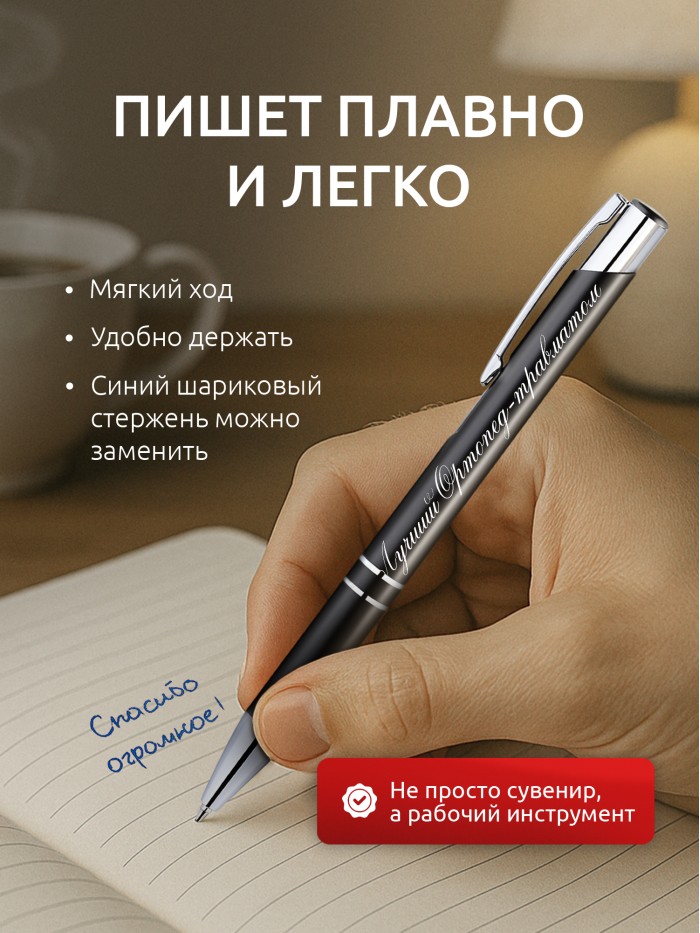 Ручка с гравировкой Лучший Ортопед-травматолог  Сергиев Посад-7