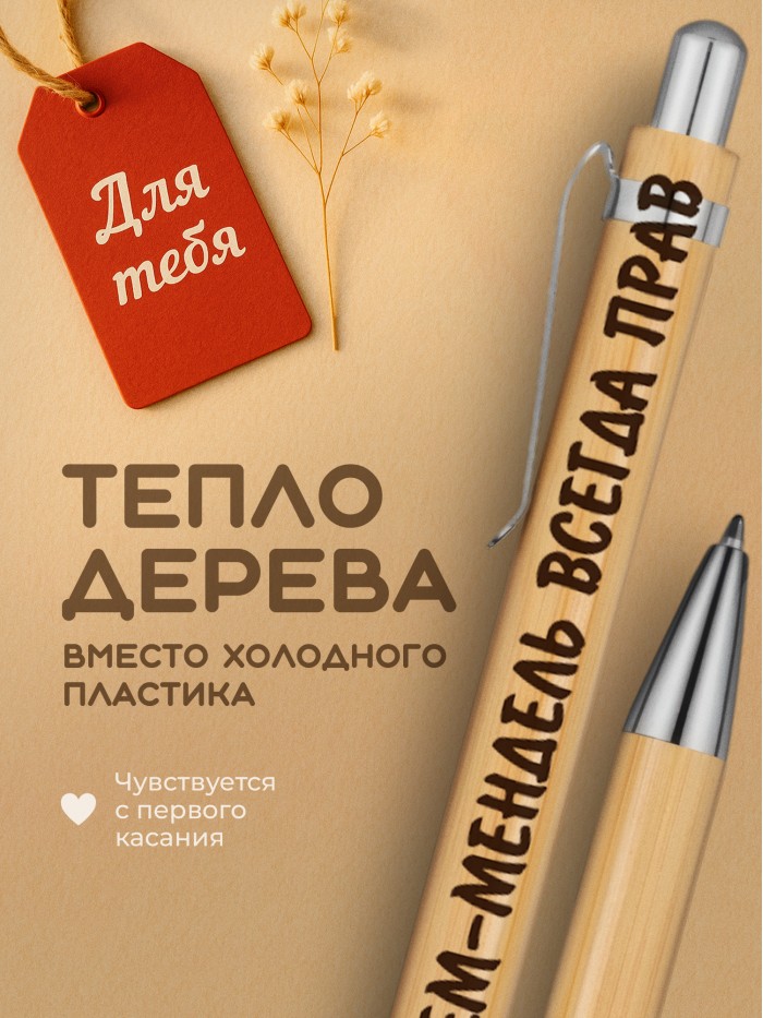 Ручка с гравировкой Менахем-Мендель всегда прав